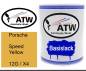 Preview: Porsche, Speed Yellow, 12G / X4: 1L Lackdose, von ATW Autoteile West.